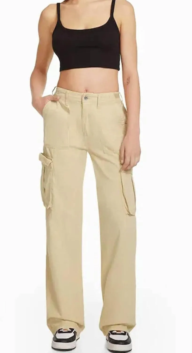 2024 Trendy Fashion Pants with Pockets Hiking Pants Lightweight Baggy Joggers Ladies Sweat Pants Women Sweatpants