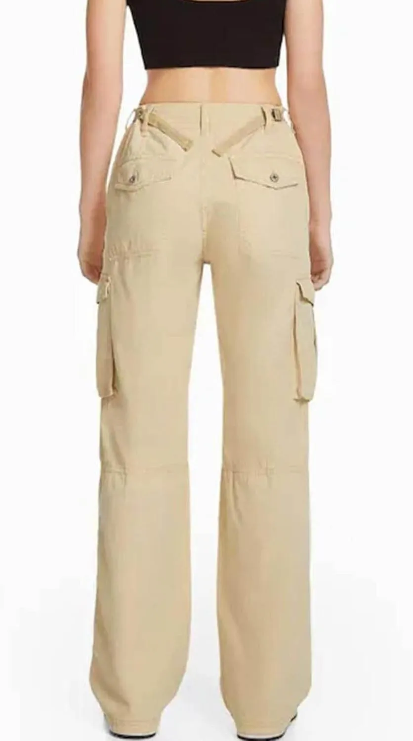2024 Trendy Fashion Pants with Pockets Hiking Pants Lightweight Baggy Joggers Ladies Sweat Pants Women Sweatpants