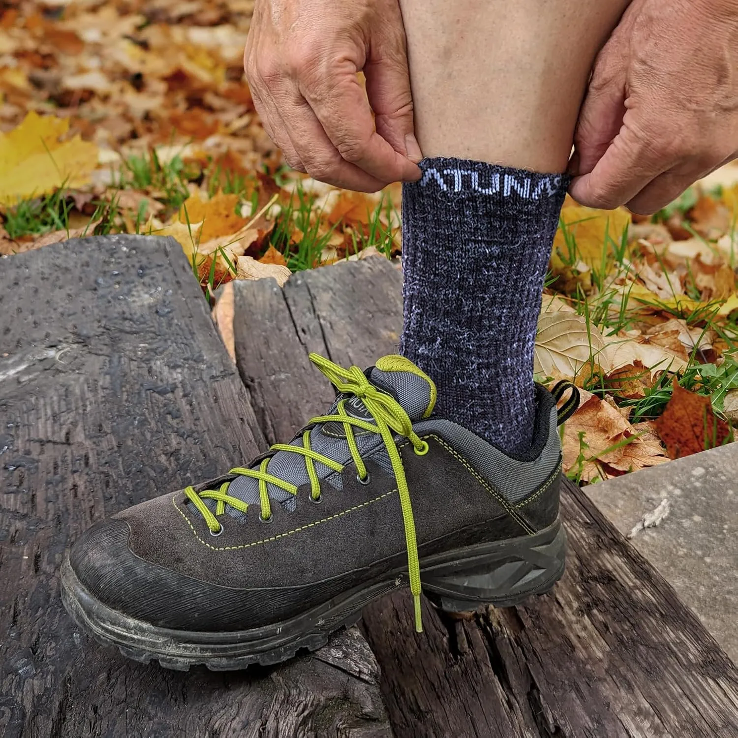 3 Pack Warm Thermal Socks for Men Women, Hiking Socks, Hunting Socks, Thick Screw Winter Boot Socks for Cold Weather