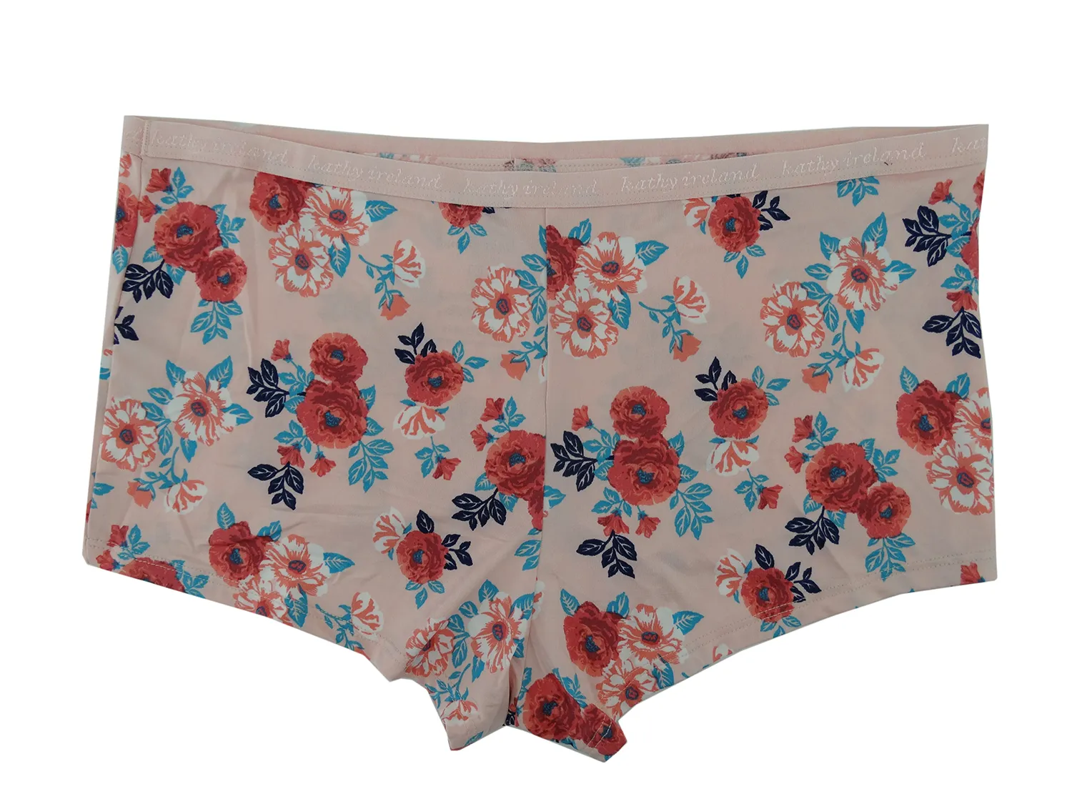 5PKBL716, Kathy Ireland Ladies 5pk Boyshort Brief Panties( 1X-3X)