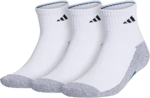 adidas Men's Cushioned Quarter Socks (3 Pairs)