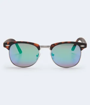 Aeropostale Mens' Retro Clubmax Sunglasses - Light Brown - Size One Size - Metal - Teen Fashion & Clothing Tort
