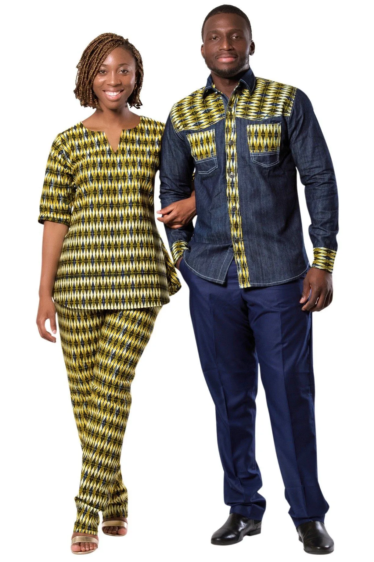 African Print Desta Women's Shirt