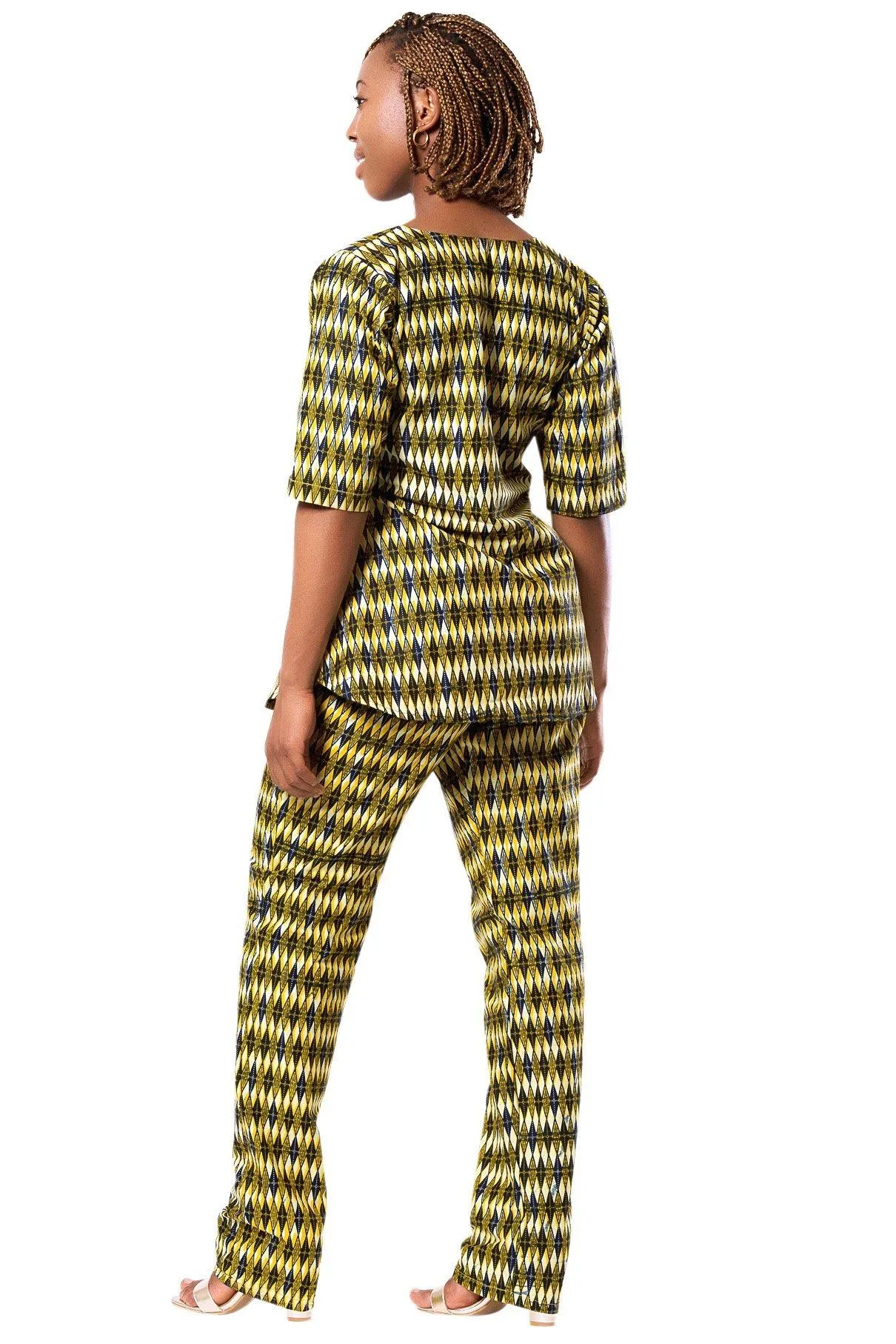 African Print Desta Women's Shirt
