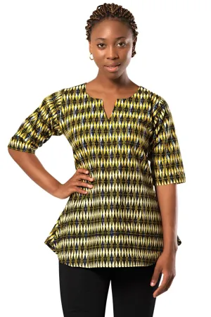 African Print Desta Women's Shirt