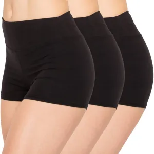 ALWAYS 3 Pack Yoga Shorts  Super Soft Slip Shorts for Women