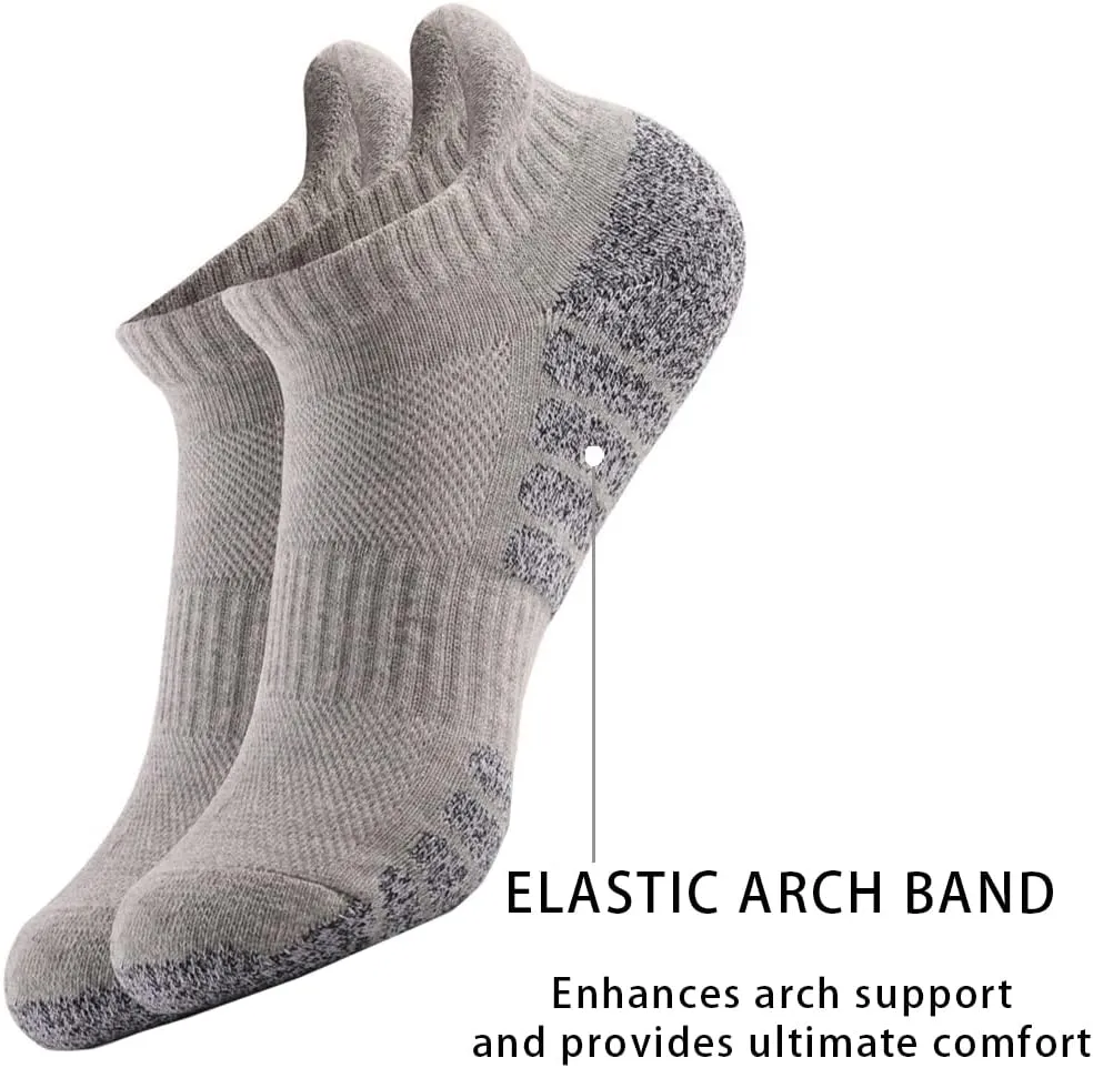 Ankle Compression Sock for Men and Women 3 Pairs, Low Cut Compression Running Sock with Ankle Support