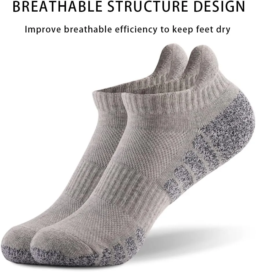 Ankle Compression Sock for Men and Women 3 Pairs, Low Cut Compression Running Sock with Ankle Support