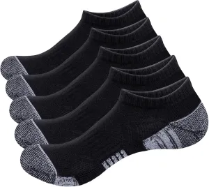 Ankle Socks For Men, Sweat Wicking Anti Odor Low Cut Cotton Cushioned Casual Everyday Gym Athletic Running Socks