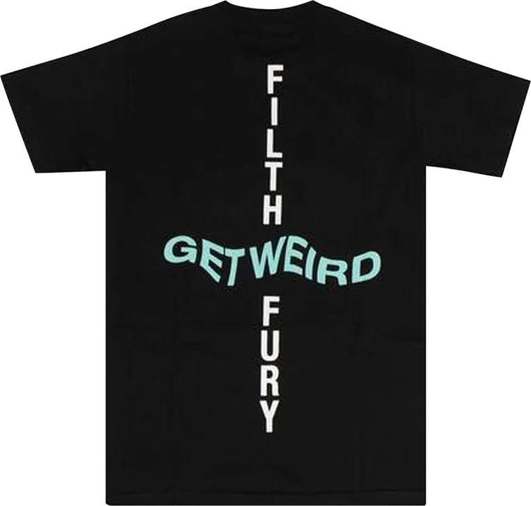 Anti Social Social Club x Neighborhood Filth Fury T-Shirt 'Black', Black