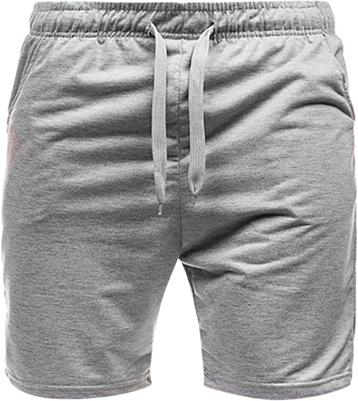 Athletic Shorts for Men with Pockets and Elastic Waistband Quick Dry Activewear Favorite Cotton Jersey Shorts
