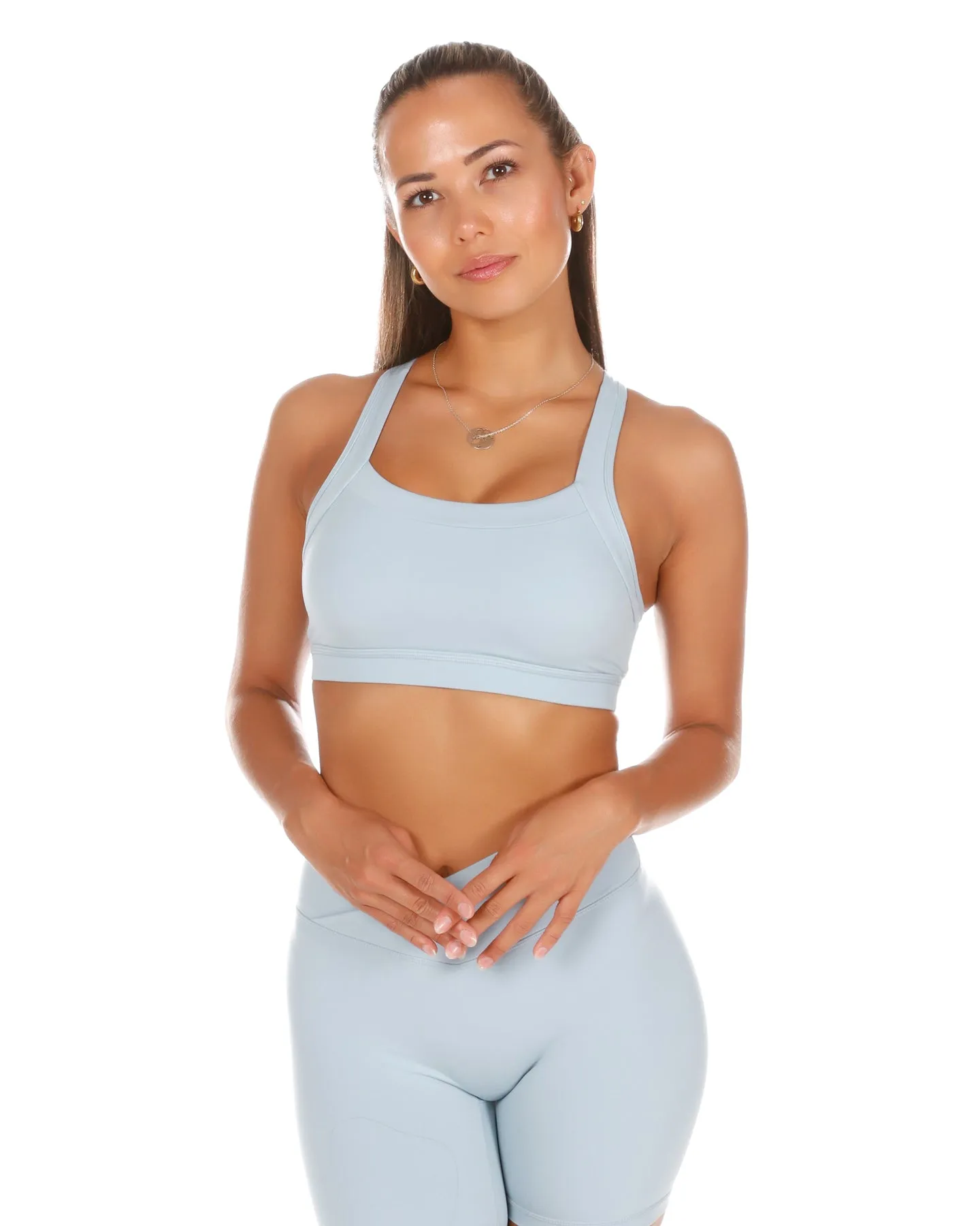 AuraLuxe Bra - Light Blue