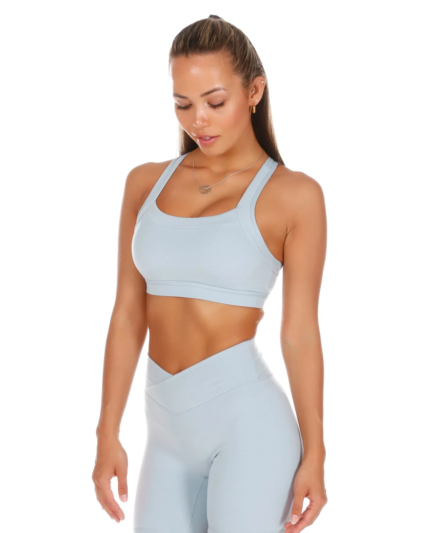 AuraLuxe Bra - Light Blue