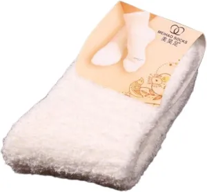 Autumn Winter Cute Vintage Fuzzy Socks Women Super Soft Fuzzy Plush Warm Socks Sleeping Christmas Socks