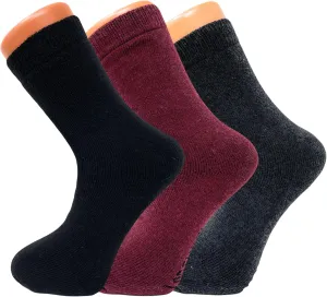 AWS/American Made Women's Insulated Thermal Socks Lambs Wool Pre-Washed and Odor Free Shoe Size 5-7