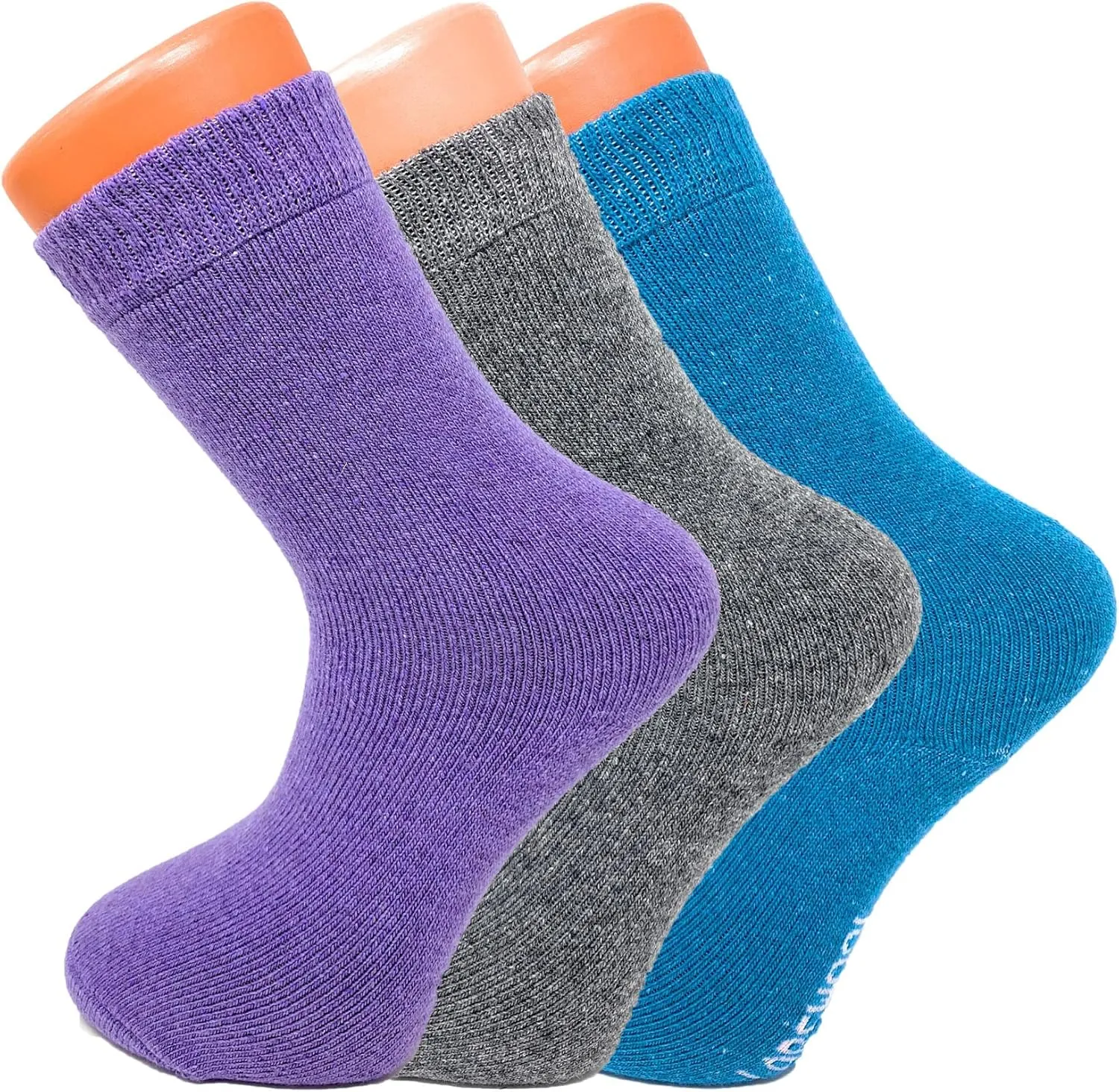 AWS/American Made Women's Insulated Thermal Socks Seamless Toe Reinforced Heel Pre-Washed Shoe Size 5-7