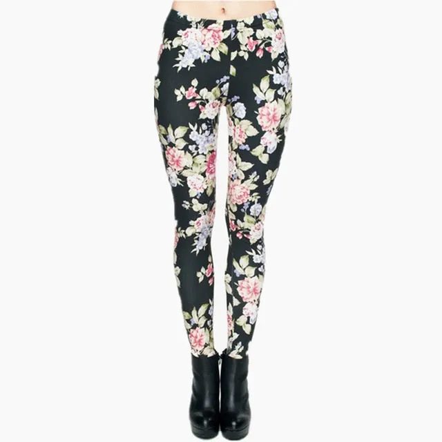 Aztec Round Ombre Printing legging Slim High Waist  Leggings Woman Pants