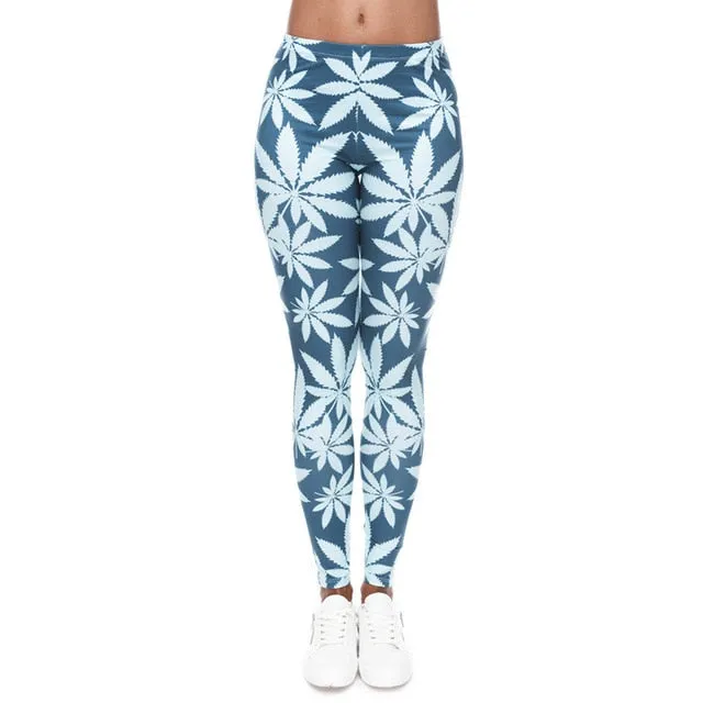 Aztec Round Ombre Printing legging Slim High Waist  Leggings Woman Pants