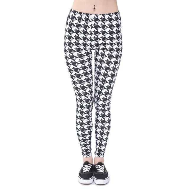 Aztec Round Ombre Printing legging Slim High Waist  Leggings Woman Pants