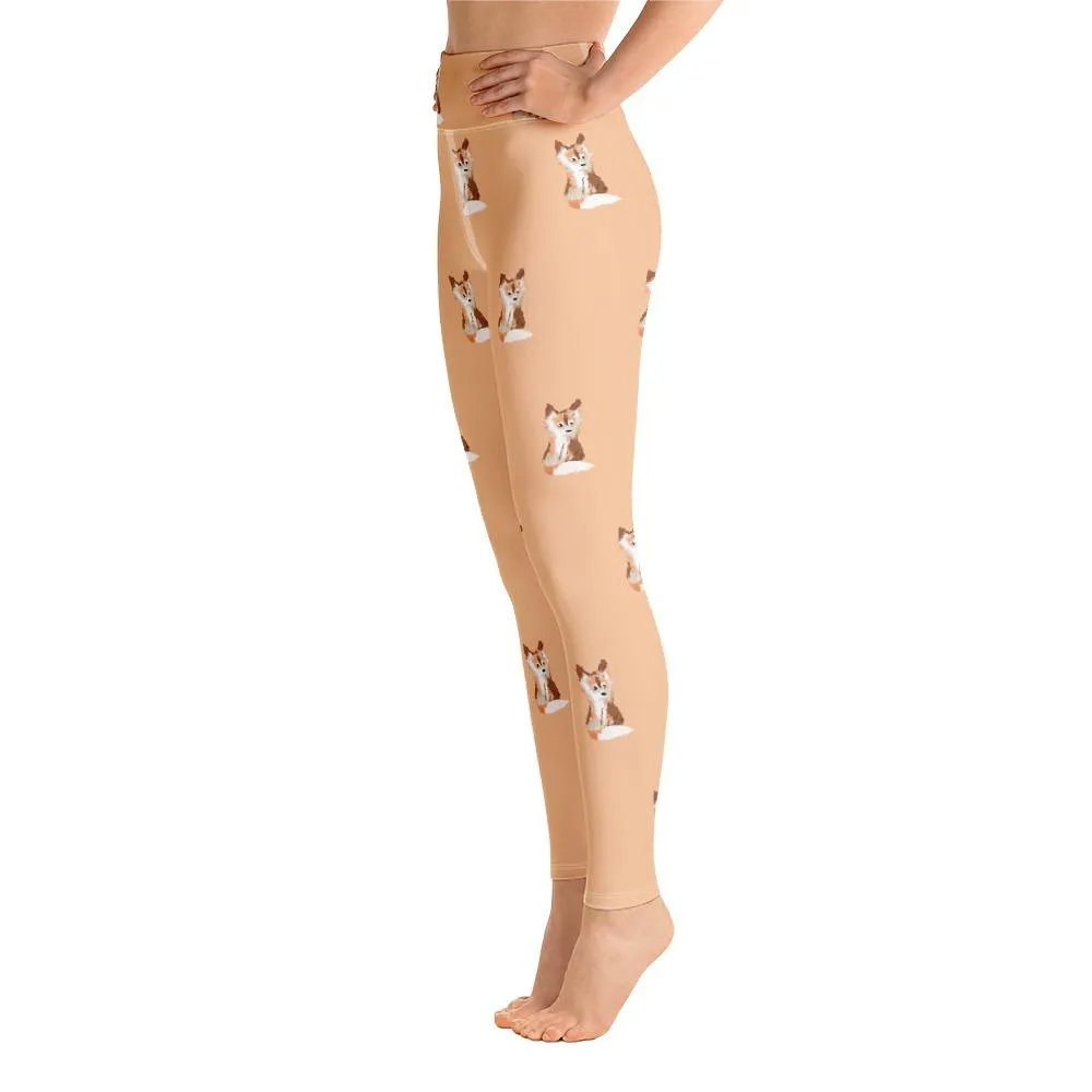 Baby Fox - Yoga Leggings (Romantic)