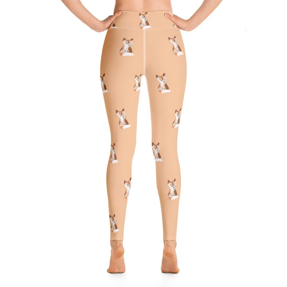 Baby Fox - Yoga Leggings (Romantic)