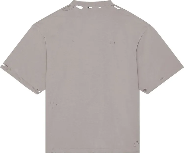 Balenciaga Blurry Wide Fit T-Shirt 'Steel Grey/Black', Gray