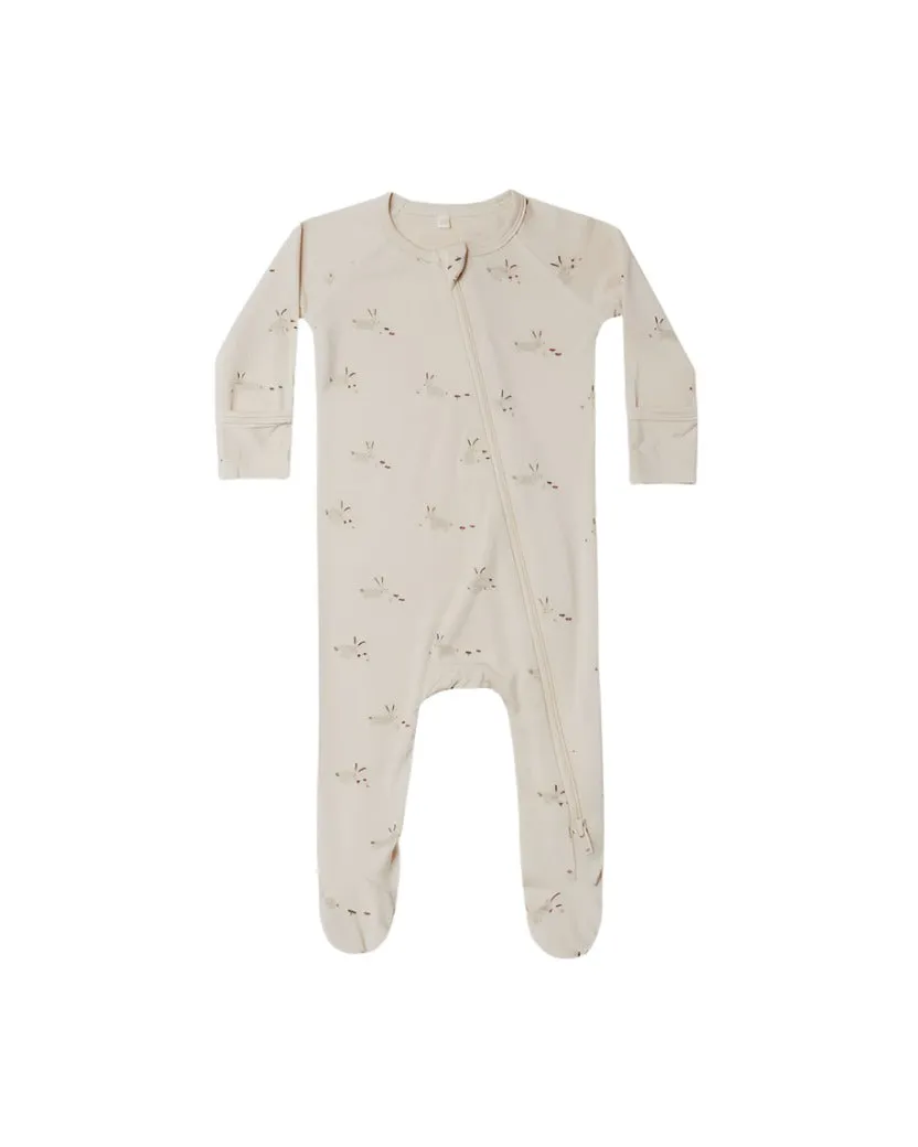 Bamboo Zip Footie | Bunnies