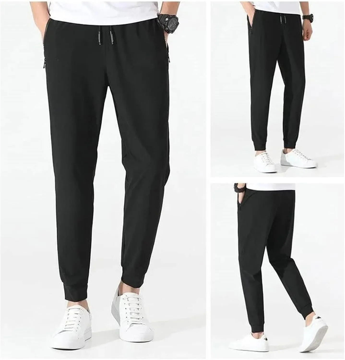 Beeswan Stretchactive - Women's Ultra Stretch Breathable Casual Pants Glide Pants Unisex Dry Pull On Stretch Pants