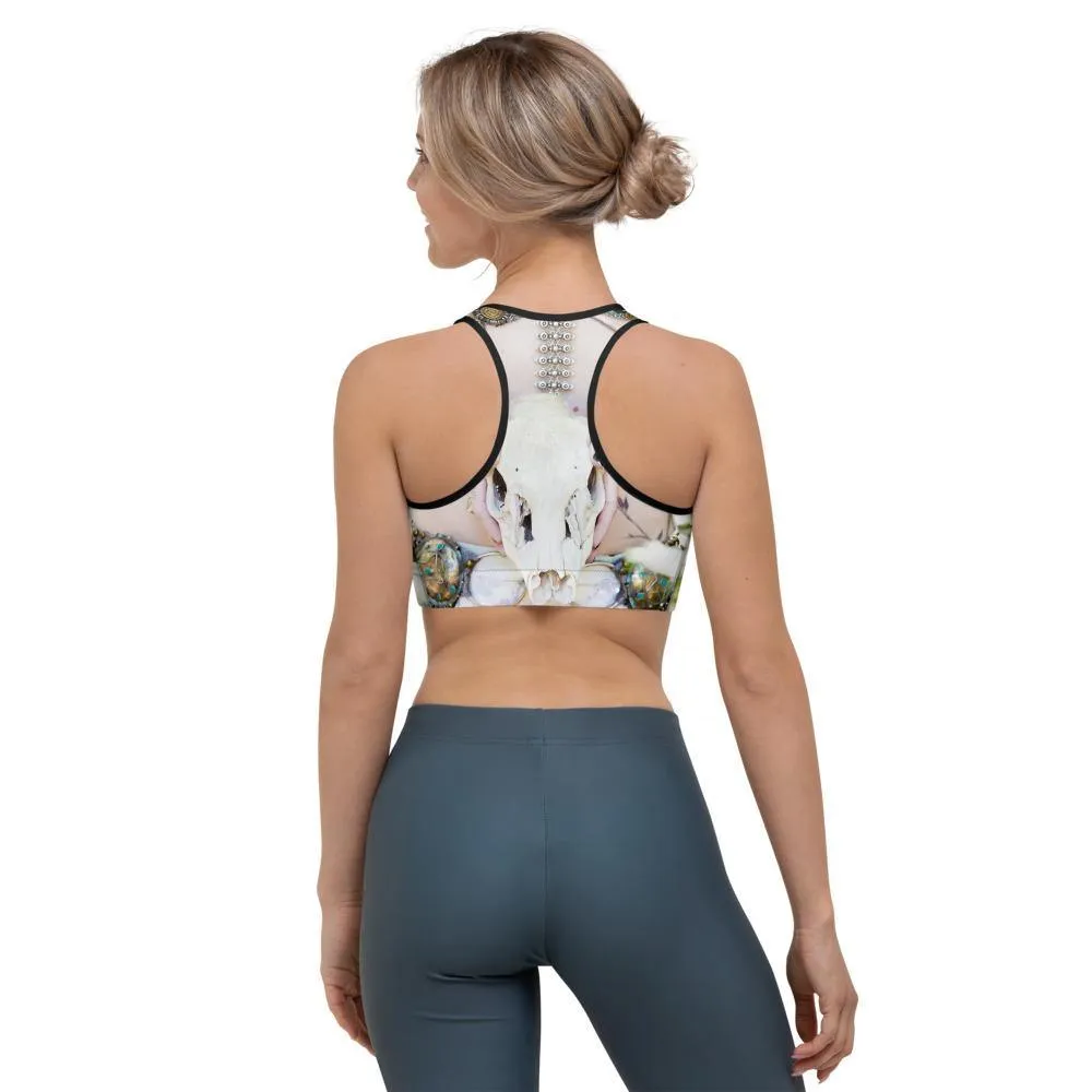 Bellydance Skull Sports Bra