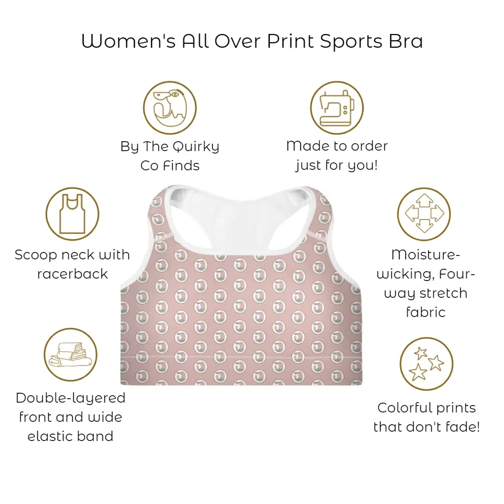 Bellydance Skull Sports Bra