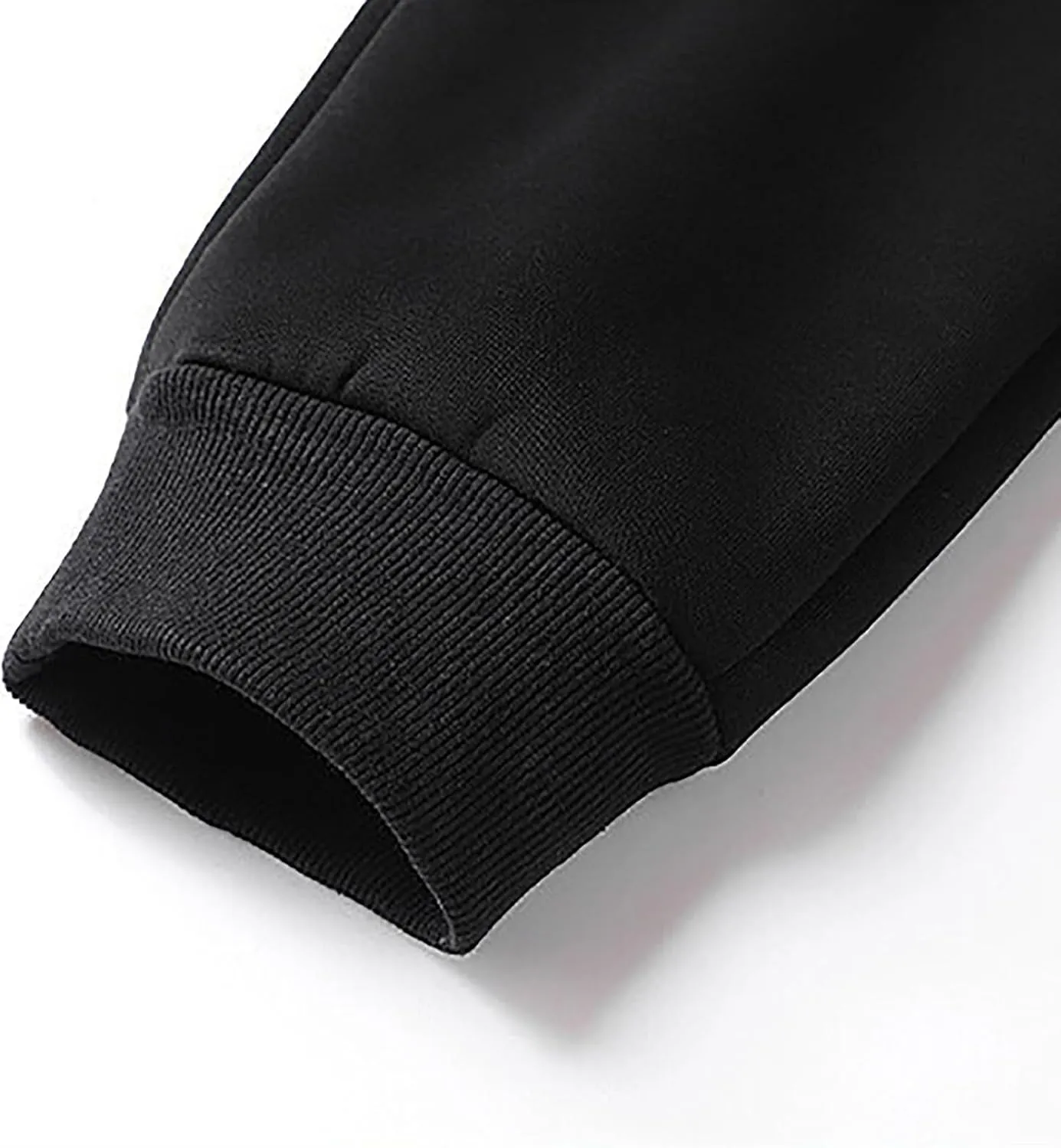 BIFUTON Fleece Lined Pants Men,Men's Winter Fleece Pants Sherpa Lined Sweatpants Drawstring Running Jogger Pants with Pockets