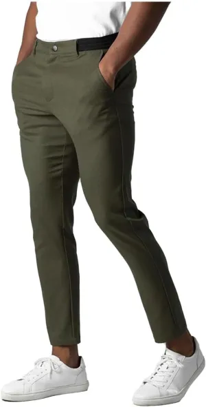 Bizgent Chinos,Active Chinos Pants Men,Elasticity Slim Fit Chinos Pants for Men,Mens Dress Pants Slim Fit