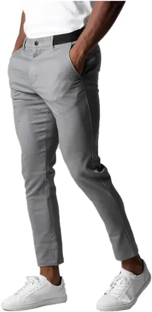 Bizgent Chinos,Active Chinos Pants Men,Elasticity Slim Fit Chinos Pants for Men,Mens Dress Pants Slim Fit