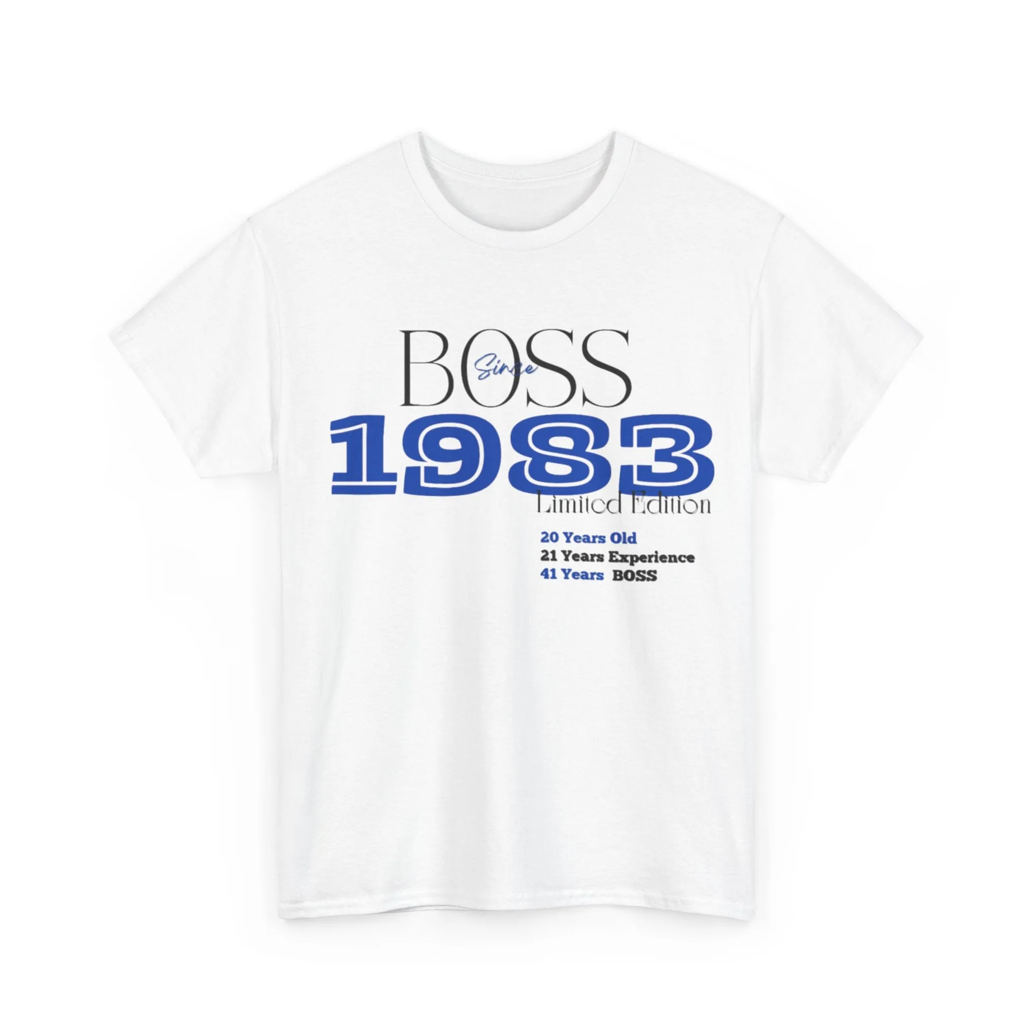 Boss Since 1983 Unisex Heavy Cotton Tee