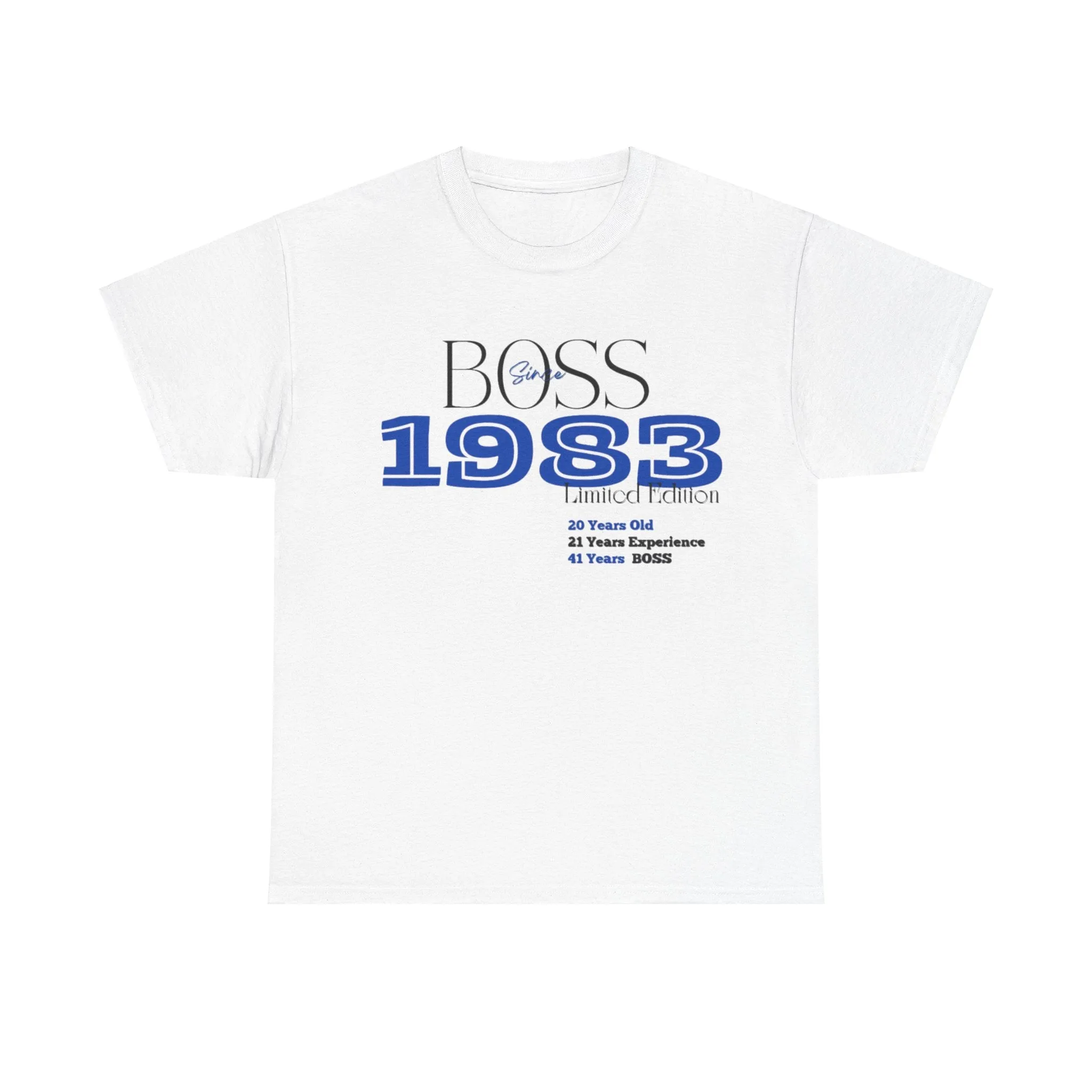 Boss Since 1983 Unisex Heavy Cotton Tee