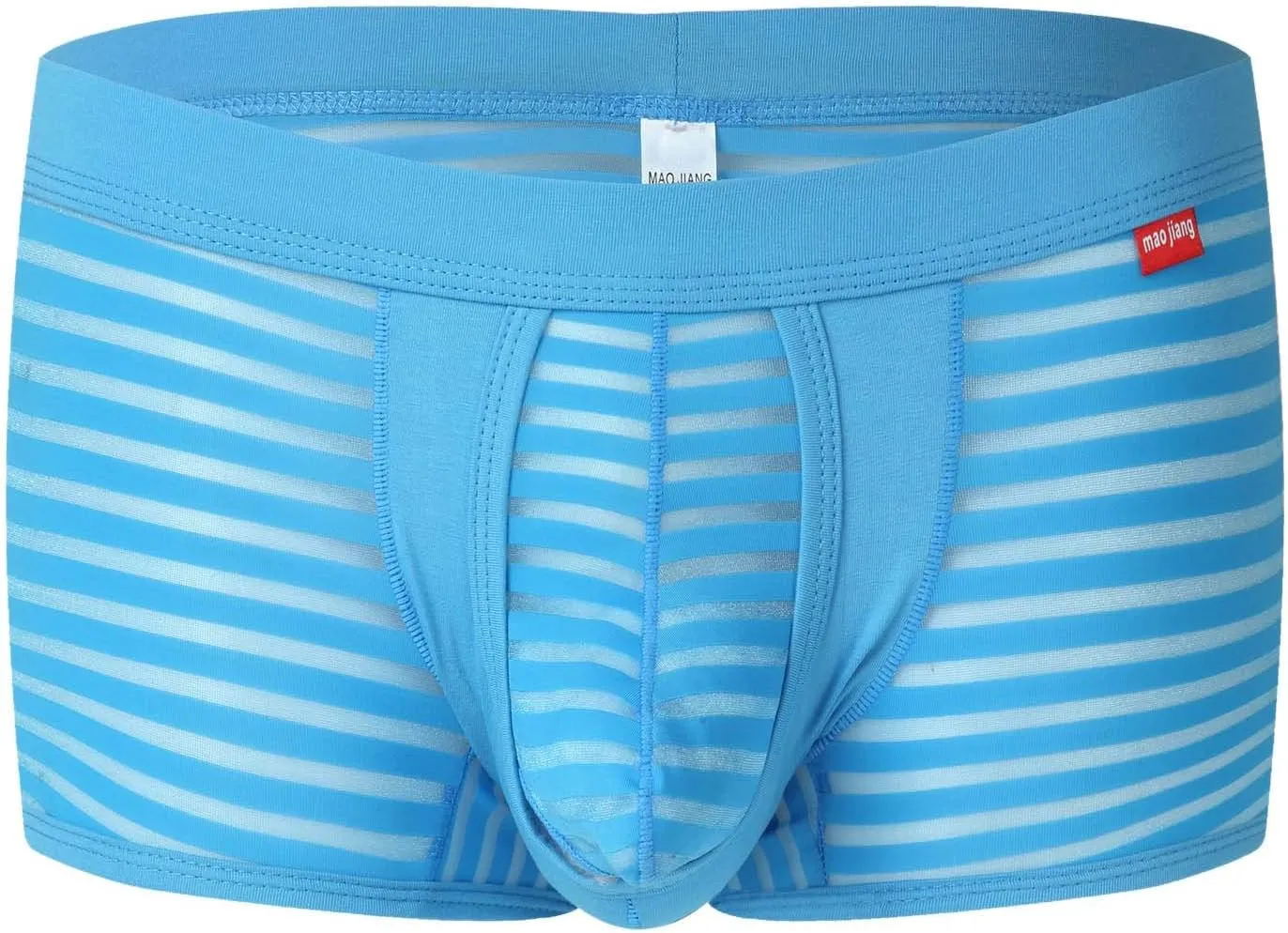 Boxer Briefs for Mens Soft Breathable Active Underwear Sweat-Wicking Elastic Waistband Loose Boxer Briefs
