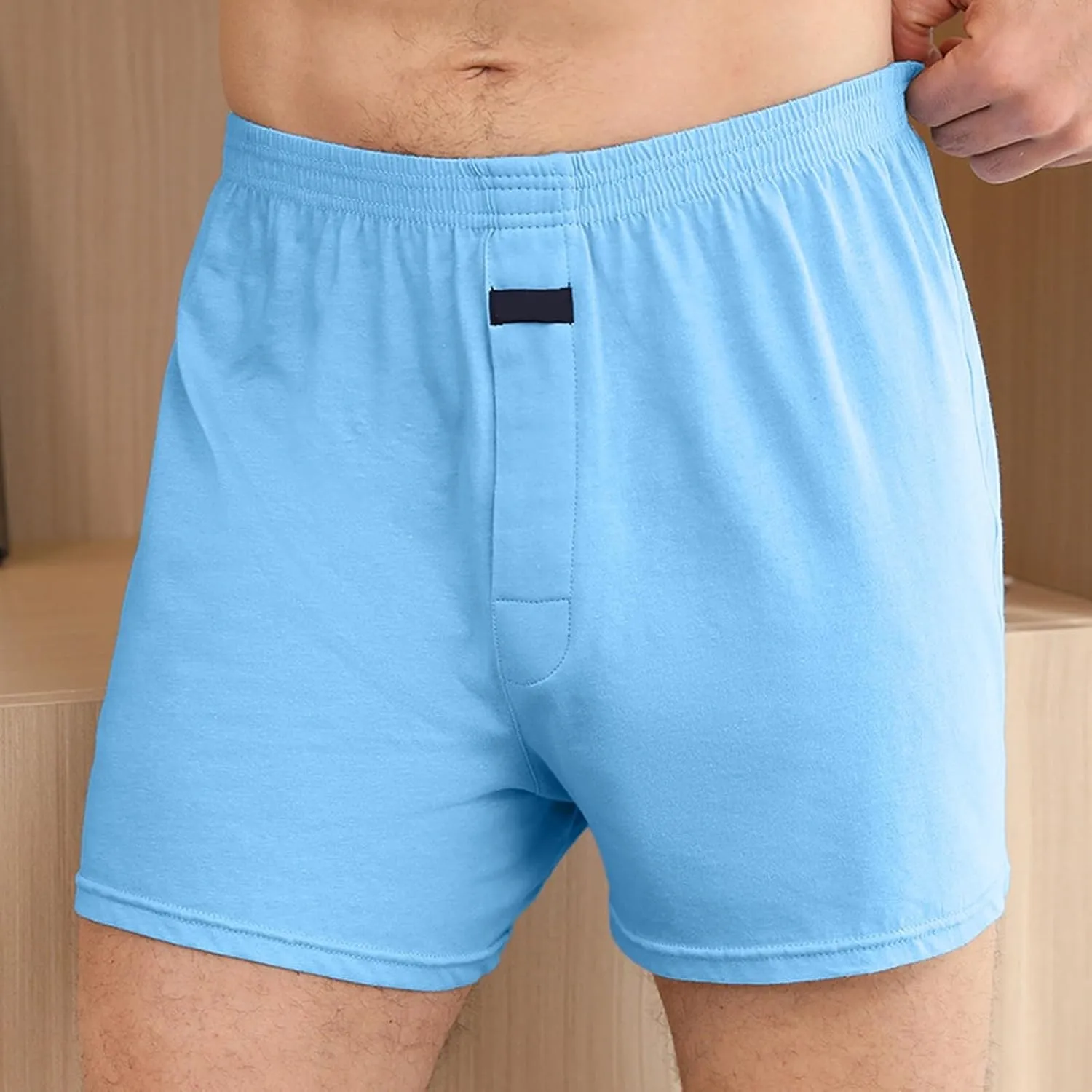 Boxers Comfortable Men's Boxer Shorts Loose Fit Soft Underwear Briefs Casual Lounge Stretchy Plus Size Pajama Pants
