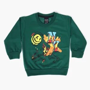 Boys Full Sleeve SweatShirt - Green