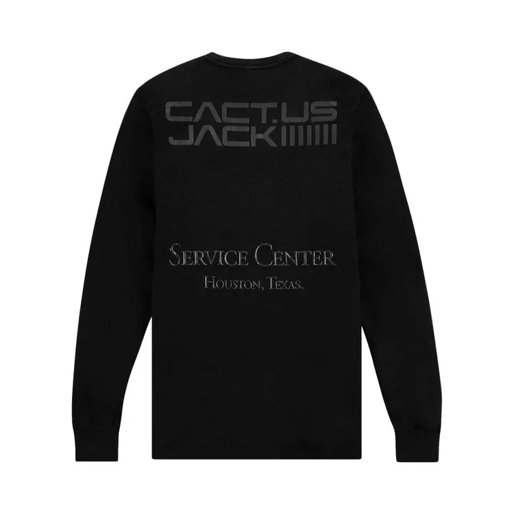 Cactus Jack By Travis Scott Cactus Jack by Travis Scott x Nike NRG BH Long-Sleeve 'Black' T-Shirt, black