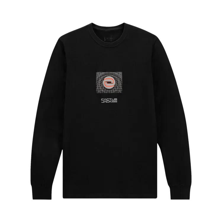 Cactus Jack By Travis Scott Cactus Jack by Travis Scott x Nike NRG BH Long-Sleeve 'Black' T-Shirt, black
