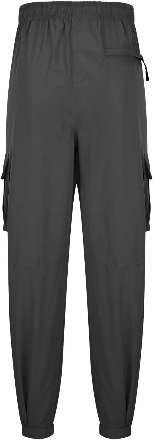 Cargo Pants Men Classic Fit Lightweight Joggers Multi Pockets Casual Athletic Workout Running Pants Activewear