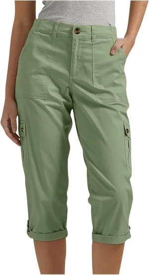 Cargo Pants Women Cargo Capris Capri Pants Dressy Joggers Casual Pull On Cropped Pants with Pockets Work Pants