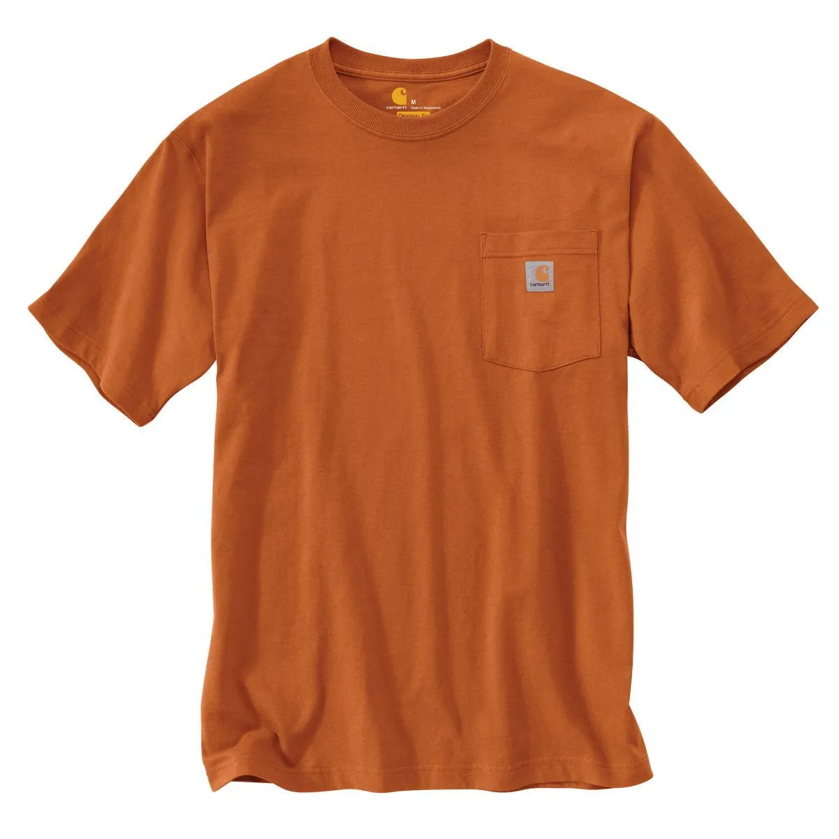 Carhartt Men's Tall Orange Workwear Pocket S/S T-Shirt