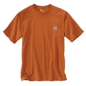 Carhartt Men's Tall Orange Workwear Pocket S/S T-Shirt