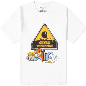 Carhartt WIP x Deadkebab Workin' On It T-shirt, white