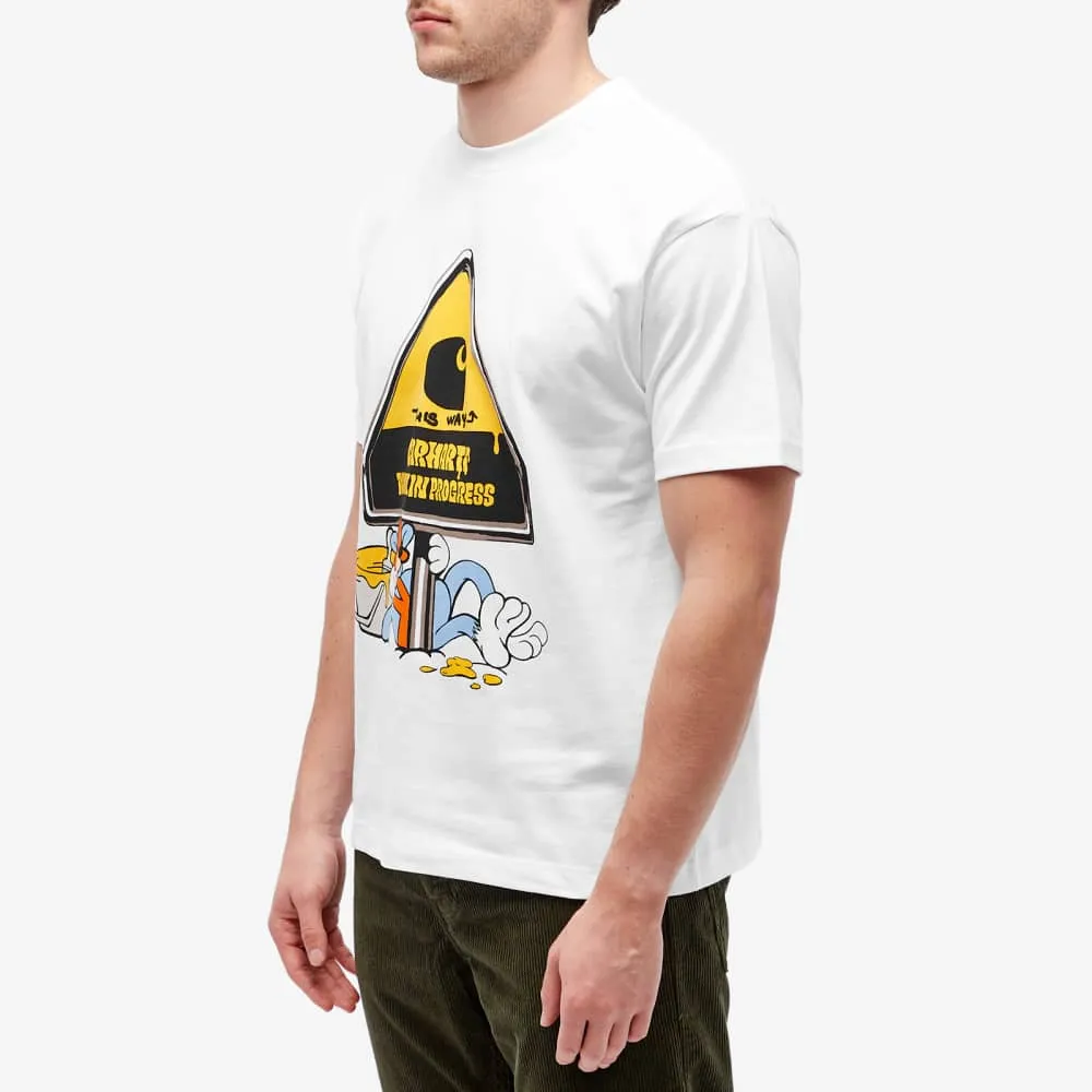 Carhartt WIP x Deadkebab Workin' On It T-shirt, white