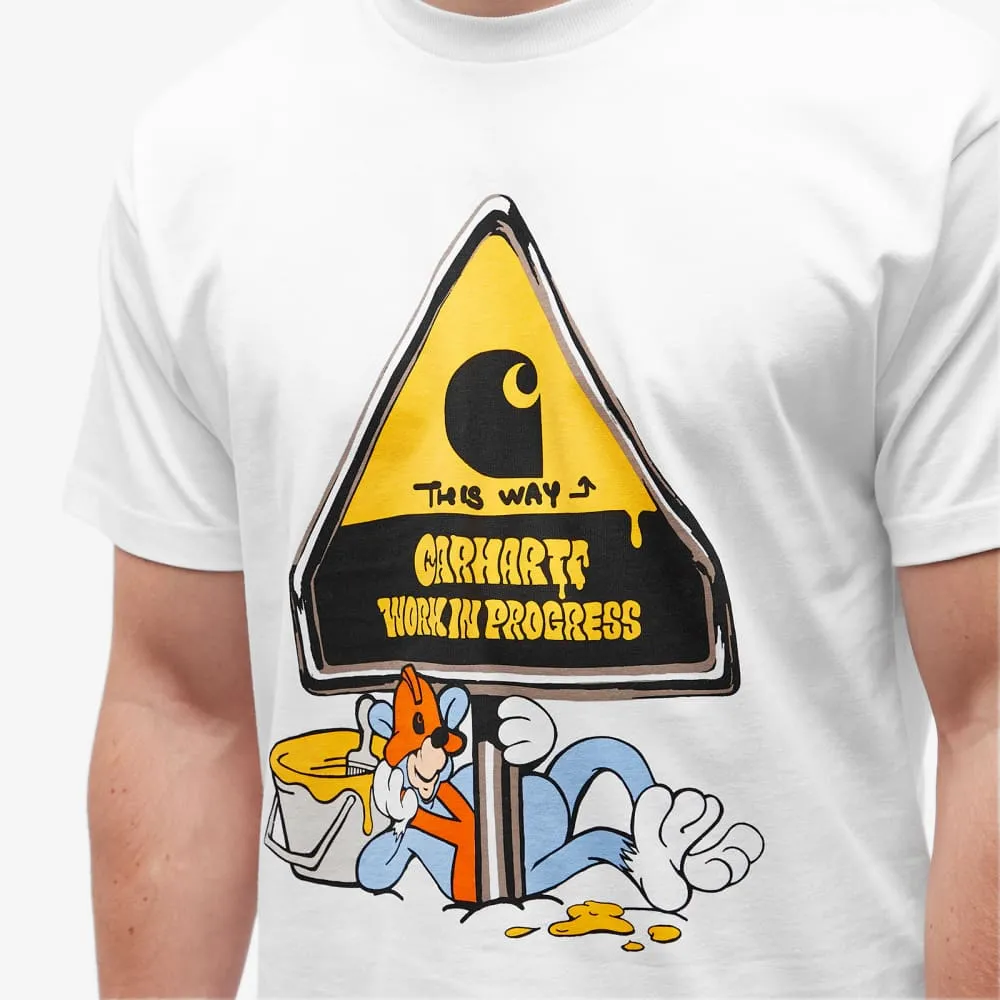 Carhartt WIP x Deadkebab Workin' On It T-shirt, white