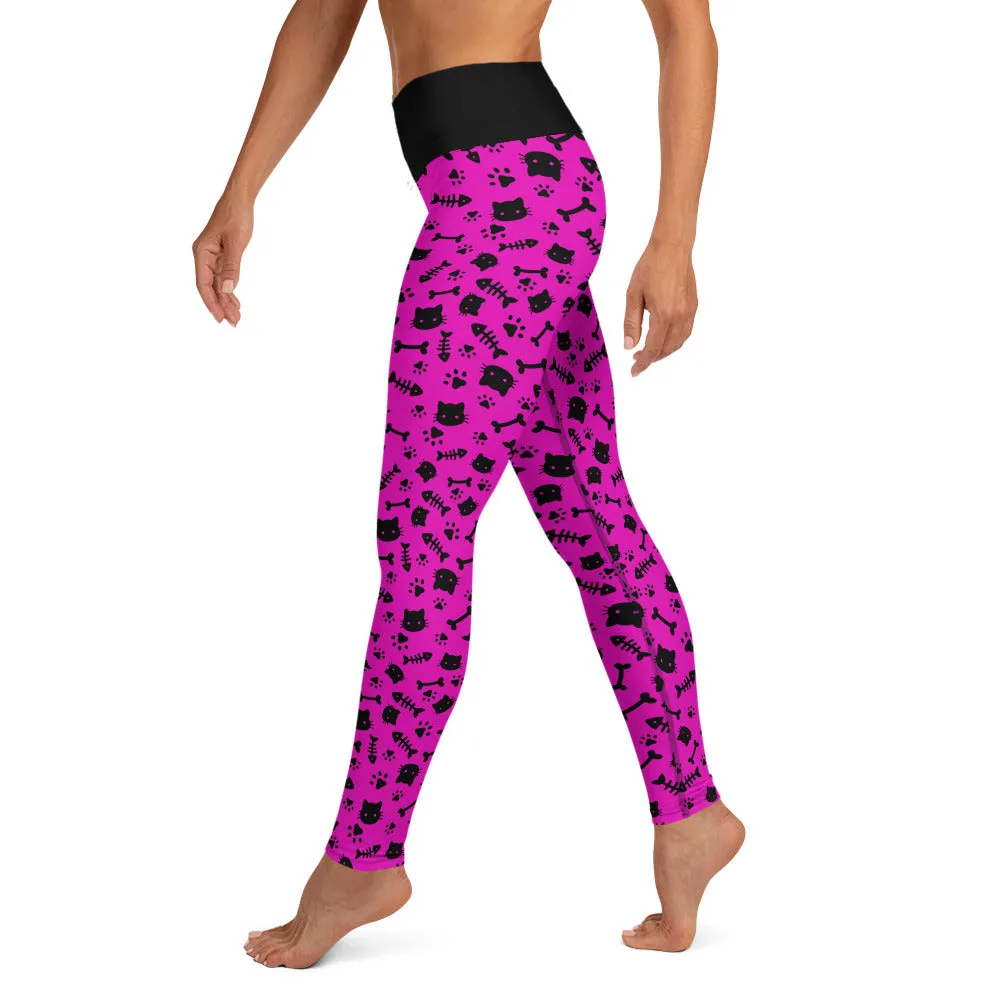 Cat and Bones Yoga Leggings