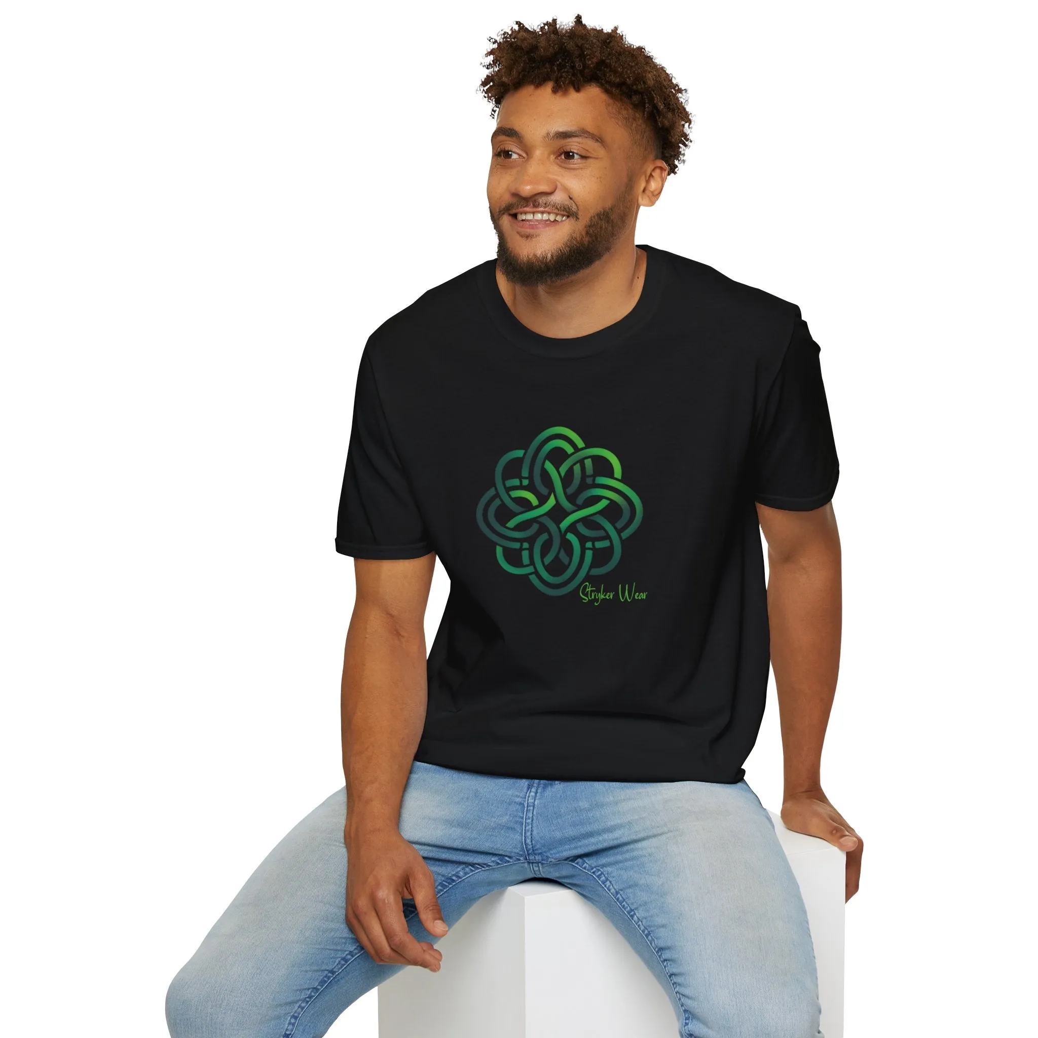 Celtic Style Knot Art | Unisex Softstyle T-Shirt