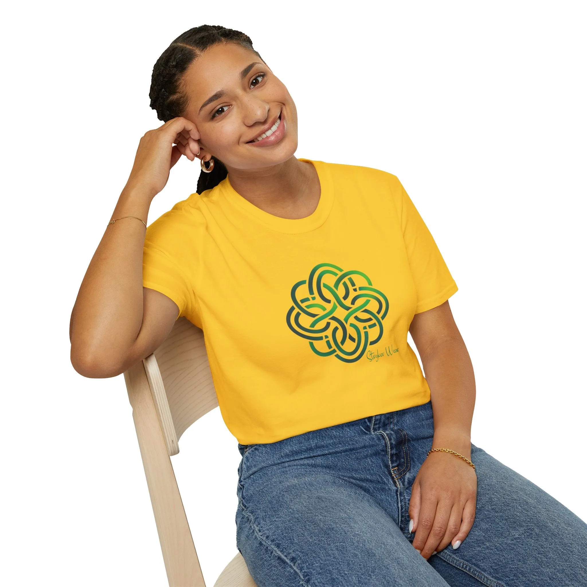 Celtic Style Knot Art | Unisex Softstyle T-Shirt